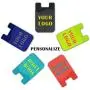 Personalize Cell Phone Wallet,5 Pieces Customize Your Logo on Silicone Credit Card ID Holder with Adhesive Stick-on Back (MOQ 100 Pieces) Personalize Cell Phone Wallet,5 Pieces Customize Your Logo on Silicone Credit Card ID Holder with Adhesive Stick-on Back (MOQ 100 Pieces)