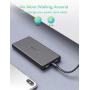 Portable Charger RAVPower 10000mAh Power Bank Dual USB Ports Battery Pack Ultra Slim Total 3.4A iSmart Output Charger Light External Battery Pack Compatible with iPhone Samsung Galaxy and More