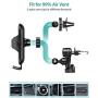 VICSEED 2020 Upgrade Ultra Stable Car Phone Mount Easy Clamp Universal Car Phone Holder Air Vent Cell Phone Holder for Car Fits for iPhone SE 11 Pro XS Max XR Galaxy S20 S20+ Note 20 10 10+ All Phones