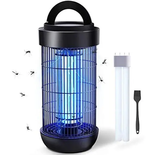 FLASHVIN Electronic Mosquito Zapper Outdoor Bug Zapper Bug Light Zapper Waterproof with Extra Bulb 4000V Highly Powered for Backyard, Patio, Home FLASHVIN Electronic Mosquito Zapper Outdoor Bug Zapper Bug Light Zapper Waterproof with Extra Bulb 4000V Highly Powered for Backyard, Patio, Home