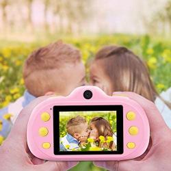 B.B.PAW Kids Camera 2.4 inch Video, Music, Puzzle Games Supported Camcorder for Children-Pink