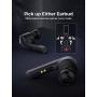 True Wireless Earbuds, Mpow MS1 in-Ear Bluetooth Earphones, Immersive Sound w/Bass, IPX7 Sweatproof, Touch Control, 25 Hrs w/Charging Case/Mics, TWS Headphones for All Bluetooth Devices