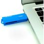 Marceloant USB 3.0 Portable Card Reader for TF, SDXC, SDHC, SD, MMC, RS-MMC, Micro SDXC, Micro SD, Micro SDHC Card and UHS-I Cards Blue
