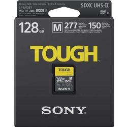 Sony TOUGH-M series SDXC UHS-II Card 128GB, V60, CL10, U3, Max R277MB/S, W150MB/S (SF-M128T/T1)