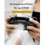 Mobile Game Controller[Upgrade Version] and Gamepad for PUBG 4-in-1 with Gamepad Shoot and Aim Trigger Phone Cooling Pad Power Bank for 4.5-6.5inch Android & iOS Fortnite/Knives Out
