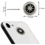 My-JAXO Premium 6 Pack EMF Radiation Stickers for Phone - Emf Protection Cell Phone - Radiation Protection for Cell Phone - Emf Blocker - Absorbs EMF Radiation - Remove EMF Waves EMF Shield Silver