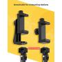 Phone Tripod Mount with V5 Bluetooth Remote, Mpow Universal Cell Phone Tripod Holder Mount Adapter, Smartphone Holder Clip Compatible with iPhone and All Phones, Camcorder, Selfie Monopod and More