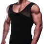 GKVK Mens Slimming Body Shaper Vest Chest Compression Shirt Abs Abdomen Slim Tank Top Undershirt