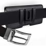 Bomea iPhone 11 iPhone XR Belt Holster, Premium Cell Phone Belt Holster Case with Belt Clip Carrying Pouch Belt Holder for Apple iPhone 11, iPhone XR (Fits Phones w/Otterbox Cases on) Black