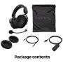 HyperX Cloud Alpha S - PC Gaming Headset, 7.1 Surround Sound, Adjustable Bass, Dual Chamber Drivers, Breathable Leatherette, Memory Foam, and Noise Cancelling Microphone - Blackout (HX-HSCAS-BK/WW)