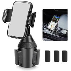 [Upgraded] Car Cup Holder Phone Mount, Adjustable Automobile Phone Holder for Car Cradle,Car Phone Mount for iPhone 11 XR/XS Max/X/8/7 Plus/Cell Phone Cup Mount for Samsung Galaxy | 2020 Newest