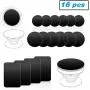 Ozgoe Happy Bell (16 Pack) Mount Metal Plate with Sticky Adhesive Pad for Collapsible Grip & Stand/Magnetic Phone Car Mount/Magnet Cradle Holder,Black Ozgoe Happy Bell (16 Pack) Mount Metal Plate with Sticky Adhesive Pad for Collapsible Grip & Stand/Magnetic Phone Car Mount/Magnet Cradle Holder,Black