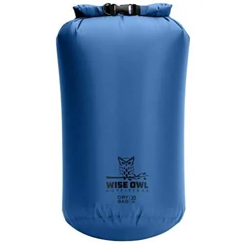Wise Owl Outfitters Dry Bag - Ultra Lightweight Airtight Waterproof Bags - Fully Submersible Ripstop Roll Top Drybag Sacks Great for Kayak Boat Water Sports Camping - 5L 10L and 20L Sizes Wise Owl Outfitters Dry Bag - Ultra Lightweight Airtight Waterproof Bags - Fully Submersible Ripstop Roll Top Drybag Sacks Great for Kayak Boat Water Sports Camping - 5L 10L and 20L Sizes