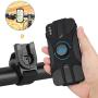 Bike Phone Mount, 360° Detachable Rotatable Bicycle & Motorcycle Cell Phone Holder Adjustable Handlebar Cradle fit iPhone 11 Pro Max/X/XS MAX/XR/8/8 Plus, Samsung 4.0"~6.5" by WESTRICHE (Black)