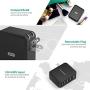 RAVPower USB Wall Charger 40W 8A 4-Port Multi-Port Travel Charger Charging Station, Compatible iPhone 11 Pro XS Max XR X, Ipad Pro Air Mini, Galaxy S9 S8 Note 8 Edge, Smartphone, Tablet and More