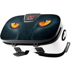 VR Headset - Virtual Reality Goggles by VR WEAR 3D VR Glasses for iPhone 6/7/8/Plus/X & S6/S7/S8/S9/Plus/Note and Other Android Smartphones with 4.5-6.5" Screens + Pantera Sticker