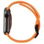 URBAN ARMOR GEAR UAG Compatible with Apple Watch 44mm 42mm Series 5/4/3/2/1 Silicone Band Scout [Orange] Slim Adjustable Waterproof Sporty Replacement Watch Strap