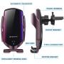 Wireless Car Charger Auto-Clamping Car Mount Air Vent Phone Holder & QC3.0 Car Charger 10W/7.5W/5W Compatible Galaxy S10/S10+/S9,Charging for iPhone 11/11 Pro/11 Pro Max/XSMax/XS/XR/X/8P