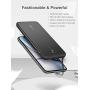 Luxtude PD Power Bank Portable Charger for iPhone, iPad and Android, Ultra Slim 10000mAh Battery Pack Built in Lightning & Micro USB Cables, Apple Certified 18W Power Delivery Portable Phone Charger.