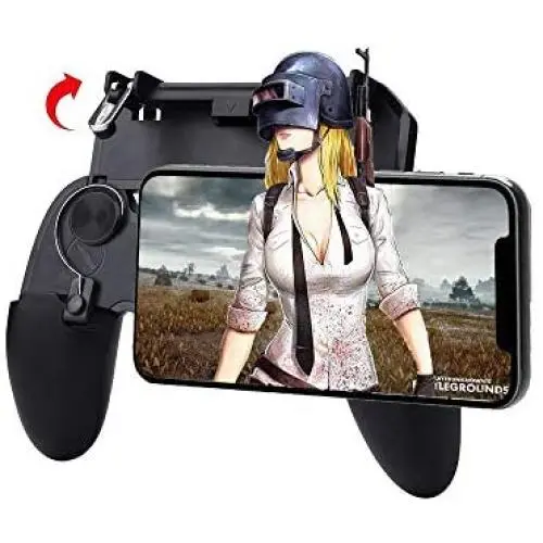 Mobile Game Controllers, iOS & Android Controller, Aim Trigger Fire Buttons L1R1 Shooter Sensitive Joystick, Portable pubg Controller Gamepad with Triggers (Latest Upgraded Version) Mobile Game Controllers, iOS & Android Controller, Aim Trigger Fire Buttons L1R1 Shooter Sensitive Joystick, Portable pubg Controller Gamepad with Triggers (Latest Upgraded Version)