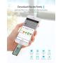 USB Flash Drive 128G, USB Memory Stick 128GB Jump Drive Thumb Drive 3.0 Flash Drive Compatible for iPhone/iPad/PC/Android Password/Touch ID Protected Flash Drive for iOS/iPhone （128G Green