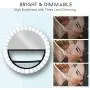 GLOUE Selfie Light Ring LED Round Clip self-Timer Fill Light with 36 LED Bubbles - 3 Levels of Brightness, Rechargeable and Portable, for iPhone/Android, Smartphone, Tablet, with Makeup Mirror GLOUE Selfie Light Ring LED Round Clip self-Timer Fill Light with 36 LED Bubbles - 3 Levels of Brightness, Rechargeable and Portable, for iPhone/Android, Smartphone, Tablet, with Makeup Mirror