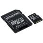Kingston 128GB SDXC Micro Canvas Select Memory Card and Adapter Works with Samsung Galaxy A10, A20, A70 Cell Phone (SDCS/128GB) Bundle with 1 Everything But Stromboli MicroSD and SD Card Reader
