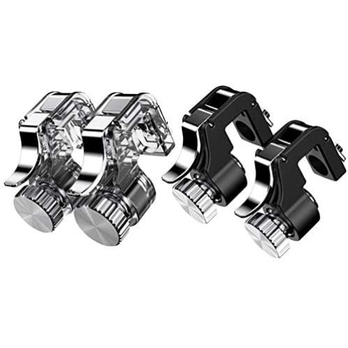 MeterMall Electronics Metal Smart Phone Mobile Gaming Trigger for PUBG Mobile Gamepad Fire Button Aim Key L1 R1 Shooter PUBG Controller