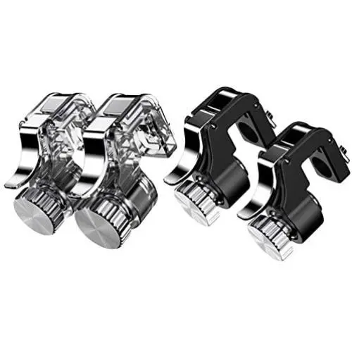 MeterMall Funny for Metal Smart Phone Mobile Gaming Trigger for PUBG Mobile Gamepad Fire Button Aim Key L1 R1 Shooter PUBG Controller