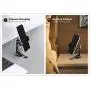 Metal Phone Tripod Mount with Cold Shoe,Woohoto 360 Rotation Phone Tripod Holder Adapter,Desktop Cell Phone Stand, Compatible with iPhone Sumsung Smartphone,Cell Phone Clamp,Video Rig Mount Metal Phone Tripod Mount with Cold Shoe,Woohoto 360 Rotation Phone Tripod Holder Adapter,Desktop Cell Phone Stand, Compatible with iPhone Sumsung Smartphone,Cell Phone Clamp,Video Rig Mount