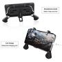 YaLiu Foldable Mobile Game Controller, Portable Gaming L1R1 Metal Triggers Handle for PUBG/Call of Duty/Fortnite Phone Case for 4.6-6.0 Inch Android iOS Phone