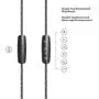 Earphones Earbuds, OARIE Headphones with Mic Stereo HiFi Earphones for iOS Android 3.5mm Jack(Dark Blue) Earphones Earbuds, OARIE Headphones with Mic Stereo HiFi Earphones for iOS Android 3.5mm Jack(Dark Blue)