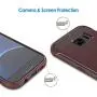 JETech Case for Samsung Galaxy S7 Protective Cover with Shock-Absorption and Carbon Fiber Design (Plum)