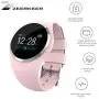 ZEERKEER Fitness Tracker Wristband, Heart Rate/Blood Pressure/Blood Oxygen Monitoring, Color Screen Display Waterproof IP67 Smart Watch (Pink)