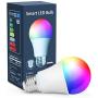 Smart WiFi Light Bulbs Compatible with Alexa Google Assistant (No Hub Required),7W E26 A19 (60W Equivalent) Multi Color+Warm+Cool Dimmable LED Lighting Lamp by OHLUX- 1PACK