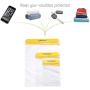 YUMQUA Clear Waterproof Bags, Water Tight Cases Pouch Dry Bags for Camera Mobile Phone Maps Pouch Kayak Military Boating Document Holder