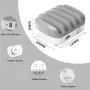 HOPEROAD 5- Port Charging Station for Multiple Devices, iPhone Docking Station for iPhone, Samsung, Cell Phone, iPad, and Other Electronics, Compatible USB Charging Station (White) HOPEROAD 5- Port Charging Station for Multiple Devices, iPhone Docking Station for iPhone, Samsung, Cell Phone, iPad, and Other Electronics, Compatible USB Charging Station (White)