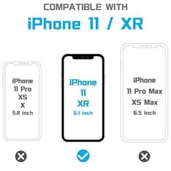 MANTO 3 Pack Screen Protector for iPhone 11 and iPhone XR 6.1 Inch Tempered Glass Protector Film Anti Fingerprint, Case Friendly, Clear