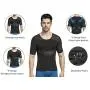 HEXIN Mens Slimming Body Shaper Shirts Abs Abdomen Shapewear Sports Compression Tops HEXIN Mens Slimming Body Shaper Shirts Abs Abdomen Shapewear Sports Compression Tops