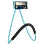 NCElec Neck Cell Phone Holder for Desk Bed,Bike and Motorcycle Phone Mount,Universal Lazy Bracket Mobile Phone Stand Holder (Blue)