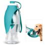 Dog Water Bottle for Walking, TIOVERY Pet Water Dispenser Feeder Container portable with Drinking Cup Bowl Outdoor Hiking, Travel for Puppy, Cats, Hamsters, Rabbits and Other Small Animals 20 OZ