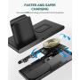 Wireless Charger, 3 in 1 Wireless Charging Pad, Charing Dock for iWatch 5/4/3/2 and AirPods Pro/2, 10W Qi Fast Charger for iPhone 11 Series/SE 2/XS Max/XR/XS/X/8/8P/Samsung(No iWatch Charging Cable)