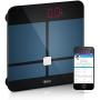 Bluetooth Body Fat Scale BMI -with App for iOS and Android Wireless Digital Bathroom Scale – Measures Body Weight, Body Water, Muscle Ratio, Body Fat, BMI, Bone Mass BMR & Visceral Fat - by Tiabo