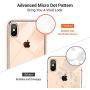 TORRAS Crystal Clear iPhone Xs Max Case, [Anti-Yellowing] Soft Silicone Shockproof TPU Slim Thin Protective Phone Cover Case for iPhone Xs Max 6.5 inch - Gold