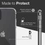 X-Doria Defense Clear, iPhone 11 Case - Military Grade Drop Protection, Shock Protection, Clear Protective Case for Apple iPhone 11, (Clear)