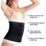 Waist Trainer for Weight Loss & Trimmer Slimmer Sauna Belt & Corset Cincher Body Shaper & Workout Slim Belly Band