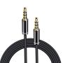 ARCHEER 3.5mm Male to Male Audio Cable 4 Pole Stereo Aux Cable/Auxiliary Cable/Aux Cord for Headphones, PS4, Smartphone, Tablets, Headset, PC, Laptop (5ft/1.5m) ARCHEER 3.5mm Male to Male Audio Cable 4 Pole Stereo Aux Cable/Auxiliary Cable/Aux Cord for Headphones, PS4, Smartphone, Tablets, Headset, PC, Laptop (5ft/1.5m)