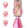 【Upgrade】 Foxnovo Selfie Stick 360°Rotation Auto Face Object Tracking Smart Shooting Camera Phone Mount, Vlog Shooting Smartphone Mount Holder with All iPhone and Android Phone (Pink) 【Upgrade】 Foxnovo Selfie Stick 360°Rotation Auto Face Object Tracking Smart Shooting Camera Phone Mount, Vlog Shooting Smartphone Mount Holder with All iPhone and Android Phone (Pink)