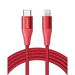 iPhone 11 Charger, Anker USB C to Lightning Cable [6ft Apple MFi Certified] Powerline+ II Nylon Braided Cable for iPhone 11/11 Pro / 11 Pro Max/X/XS Max/XR / 8 Plus, Supports Power Delivery