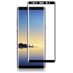 [2 Pack] Galaxy Note 9/Note 8 Screen Protector, [Bubble Free] [Anti-Scratch] [3D HD] [Compatible Fingerprint] 9H Hardness Tempered Glass Film Screen Protector for Samsung Galaxy Note 9